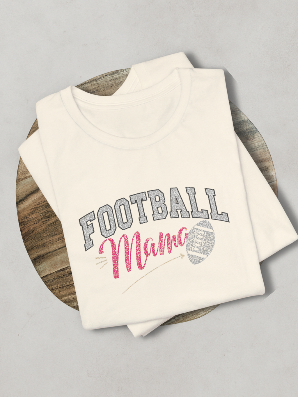 FOOTBALL MAMA.™ — Tee (Prv. 22:6)