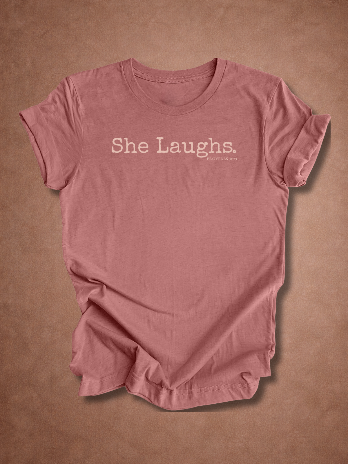 She Laughs. — QR Tee