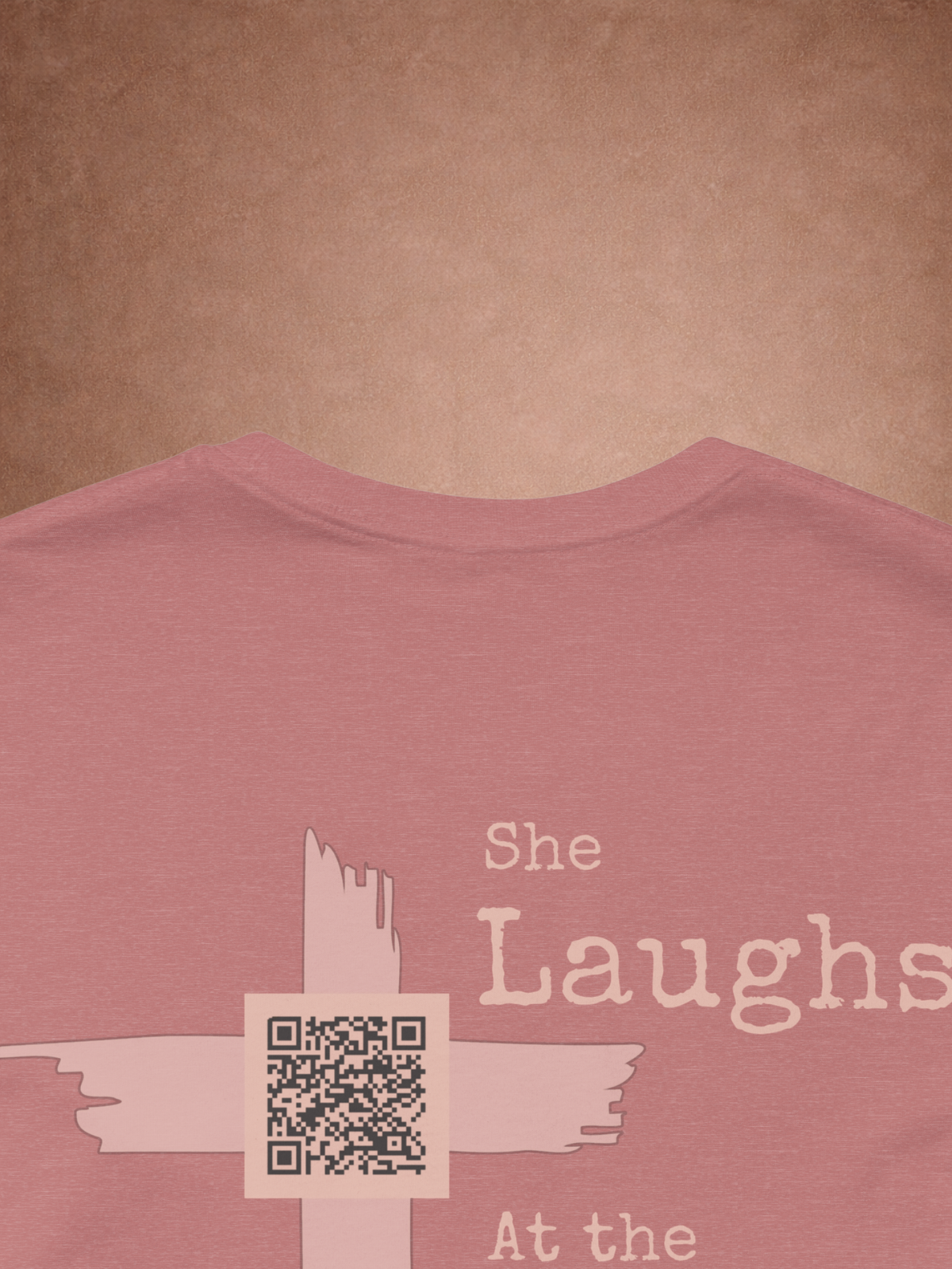 She Laughs. — QR Tee