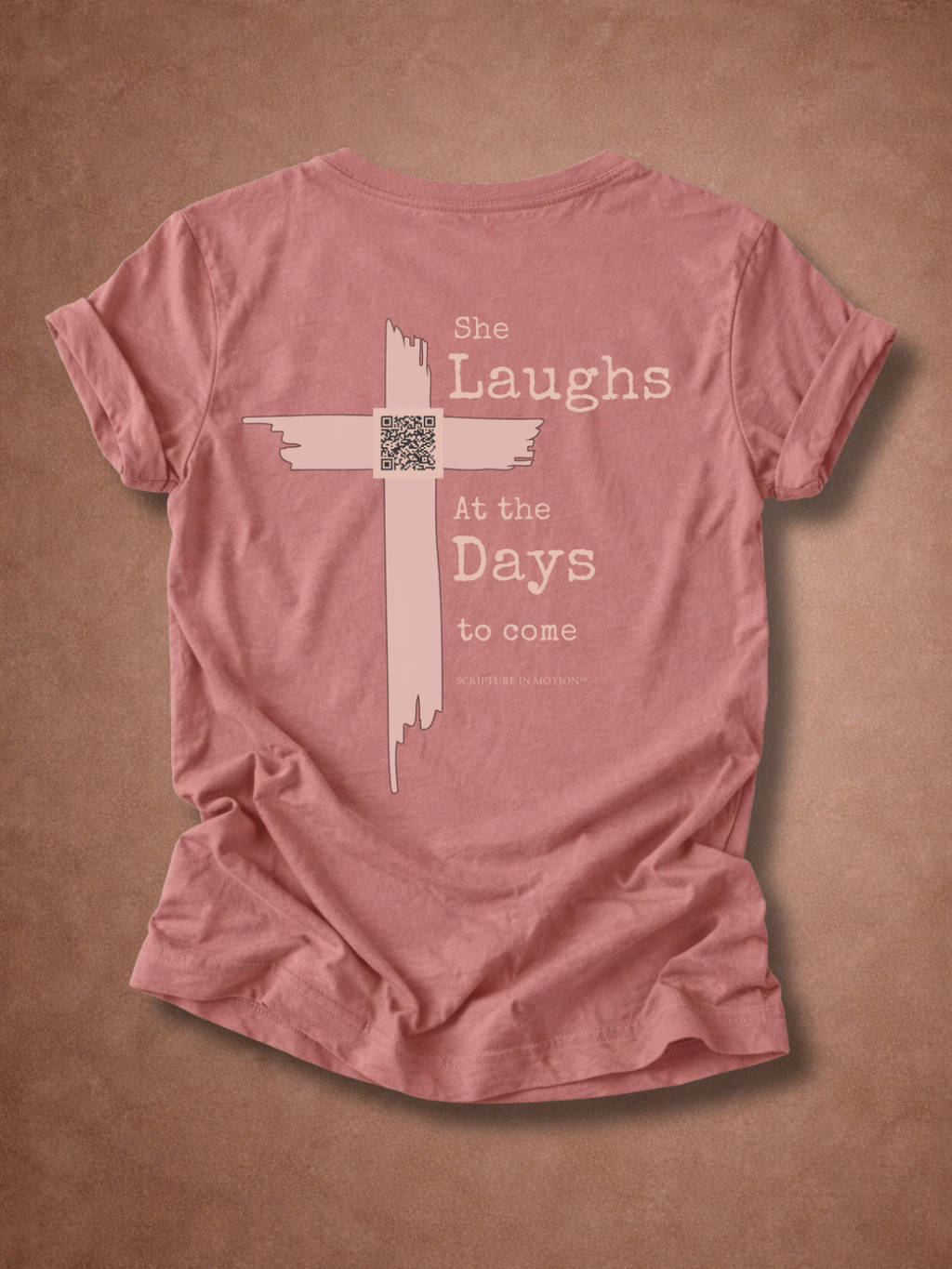 She Laughs. — QR Tee