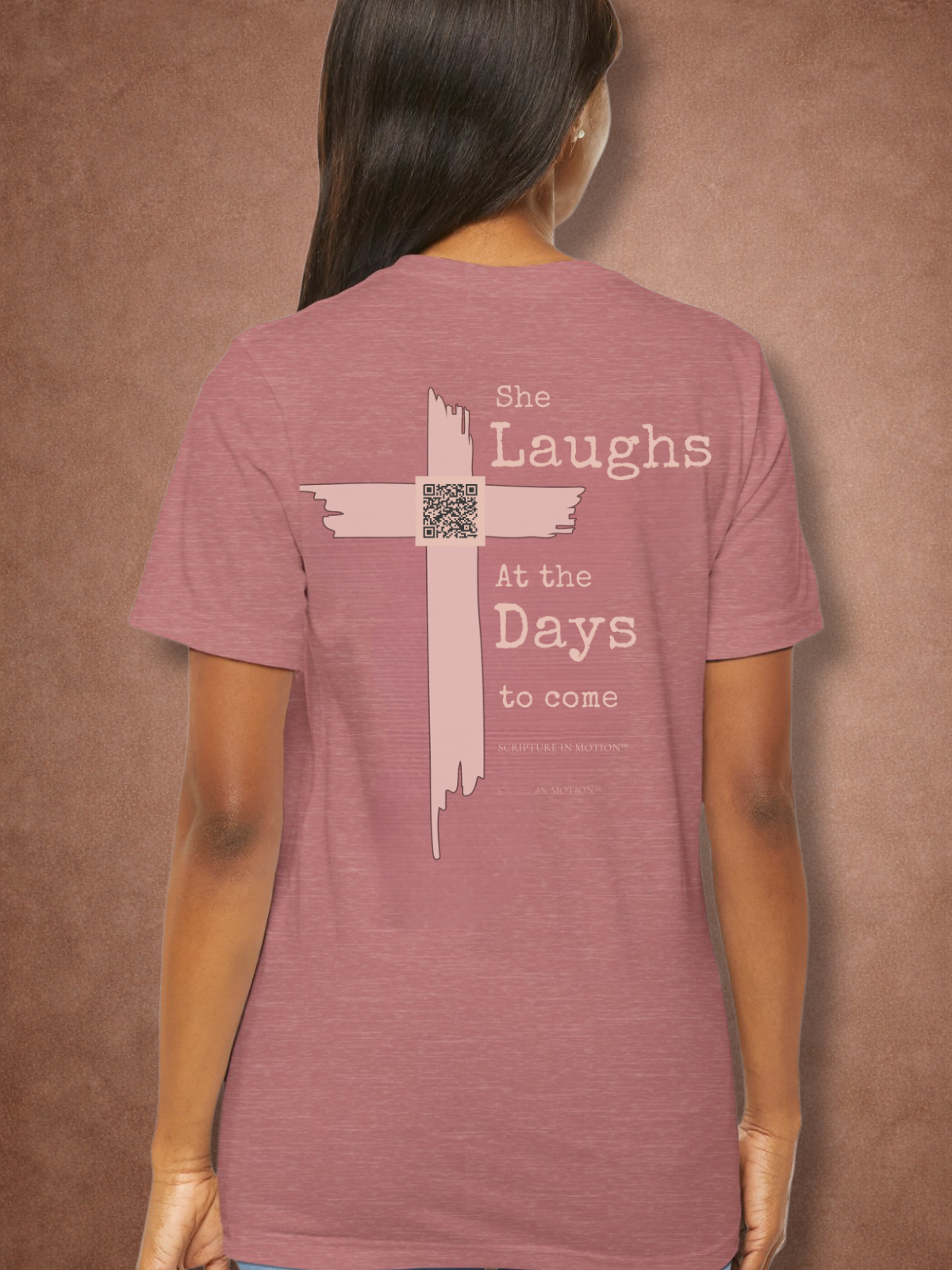 She Laughs. — QR Tee