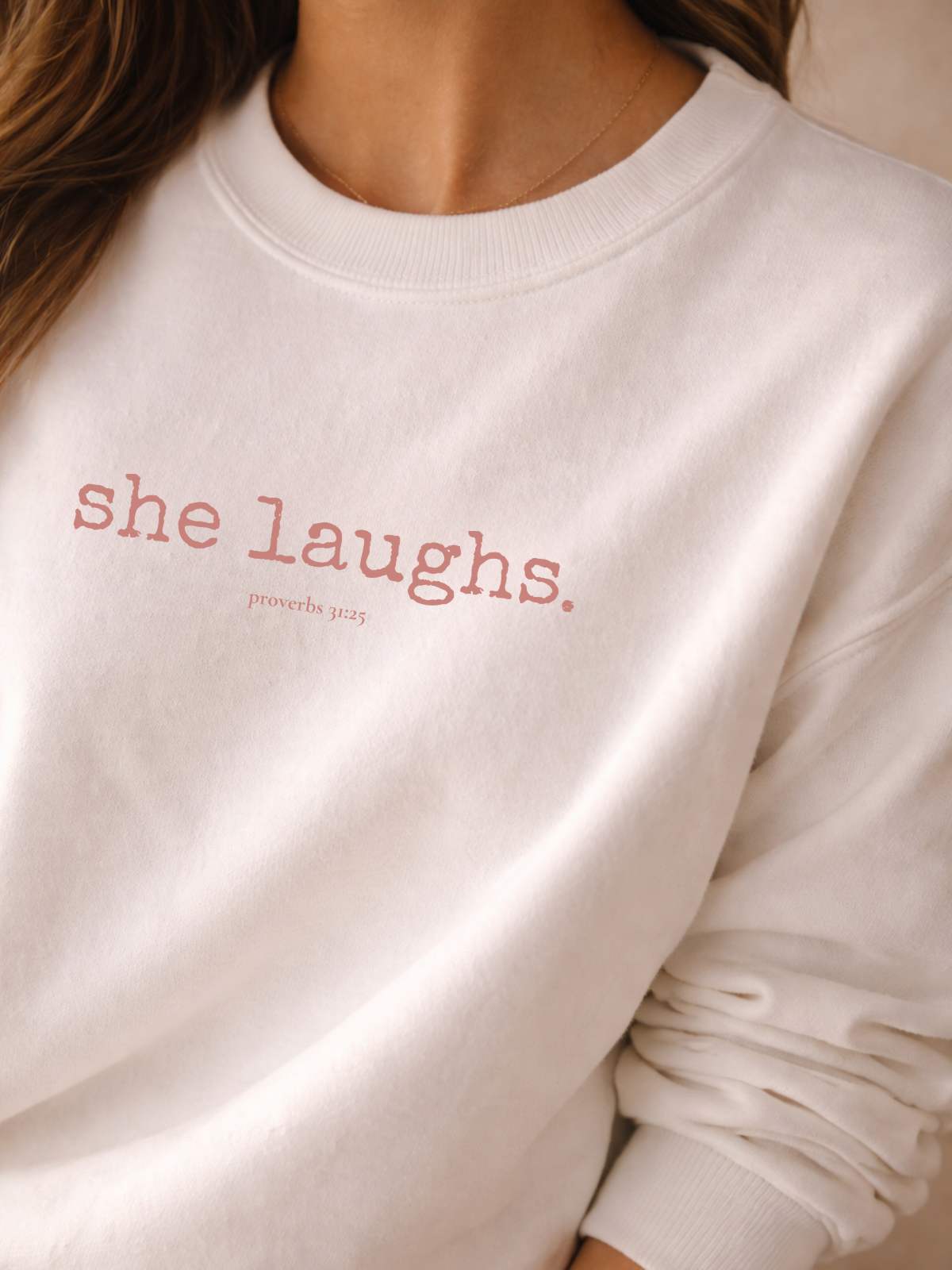 she laughs