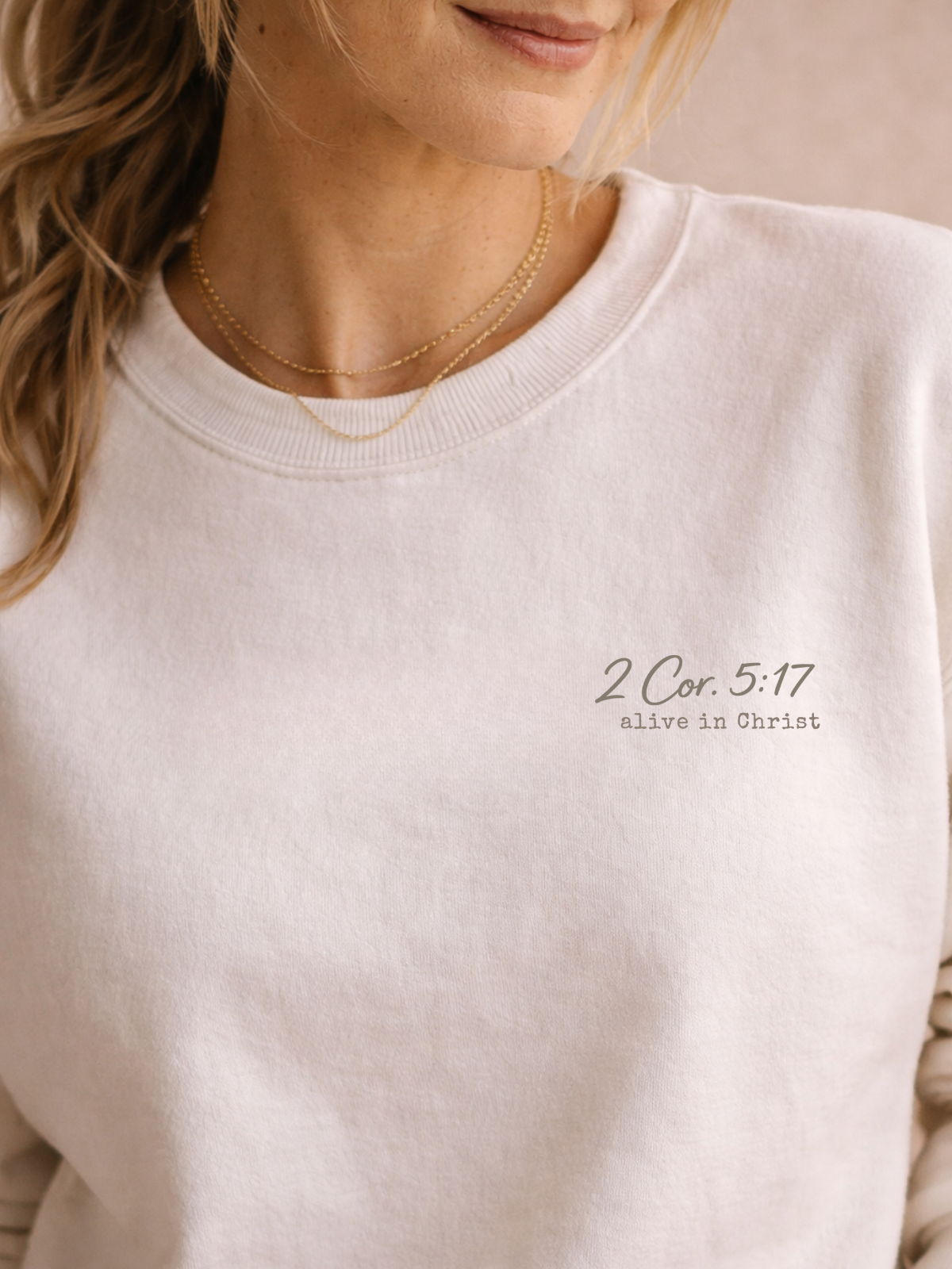 Alive in Christ. - sweatshirt - QR