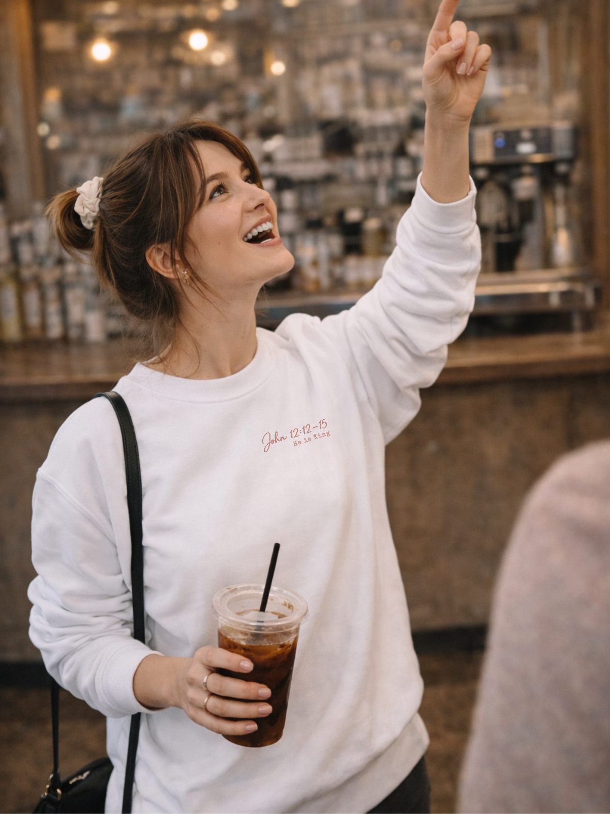 Christ is King. - sweatshirt - QR