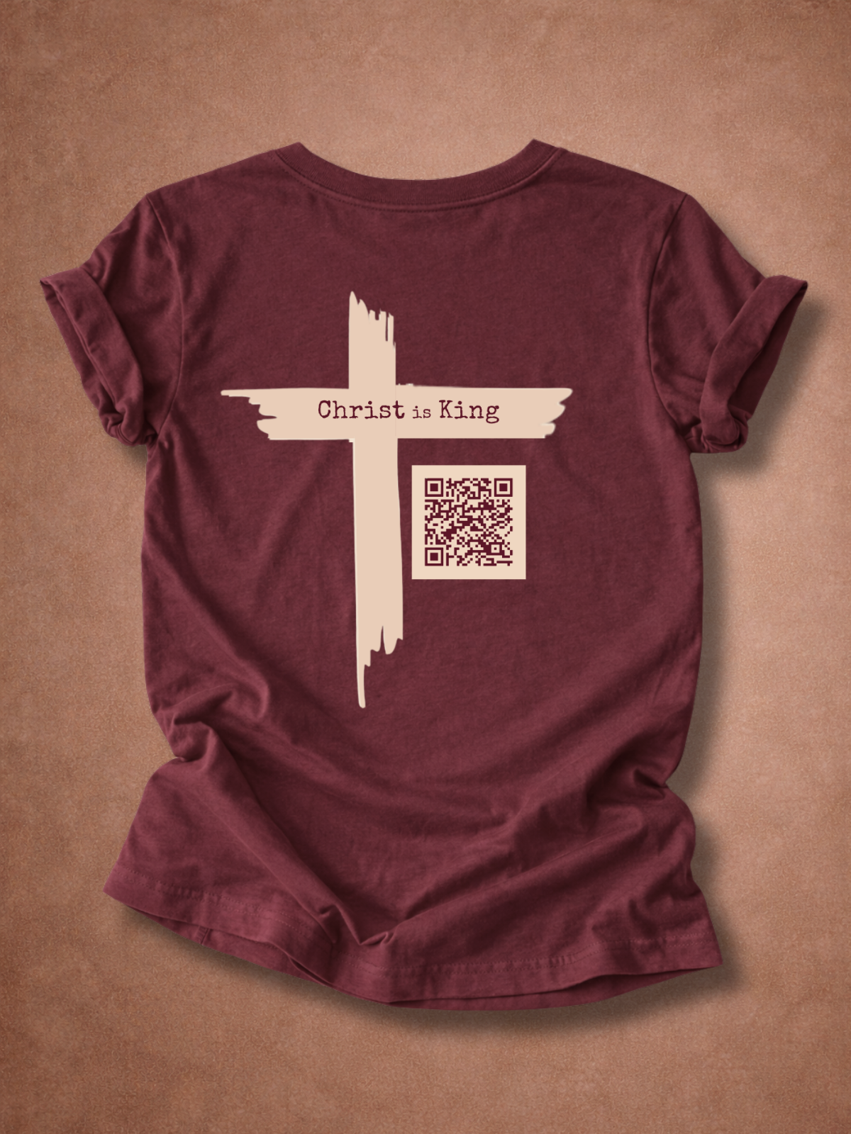 Christ is King. | john 12:12–15 qr tee