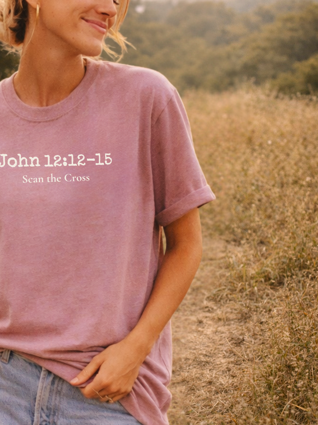 Christ is King. | john 12:12–15 qr tee