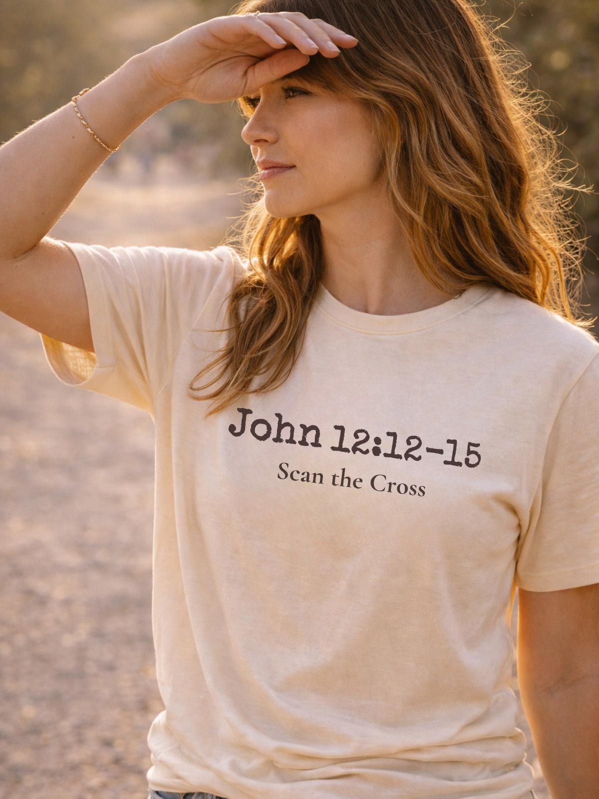Christ is King. | john 12:12–15 qr tee