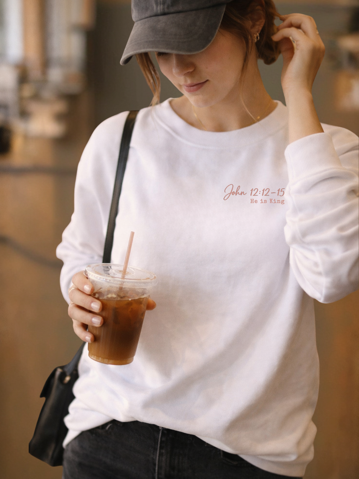 Christ is King. - sweatshirt - QR