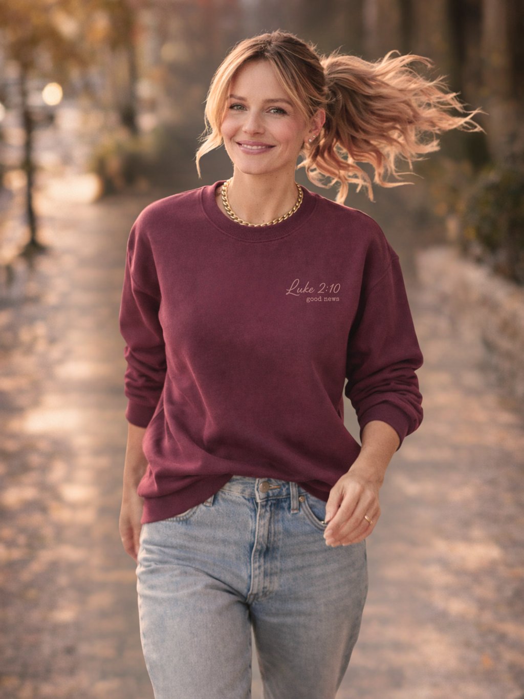 joyful. - sweatshirt - QR