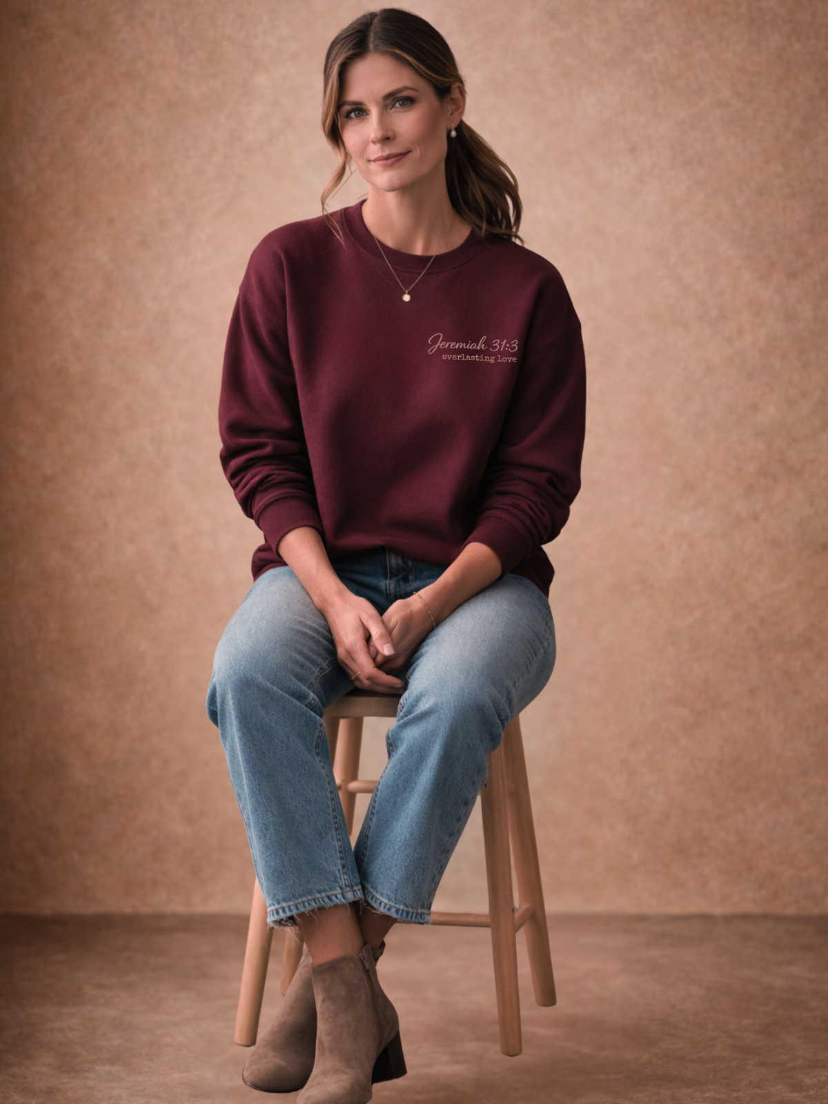 loved. - sweatshirt - QR