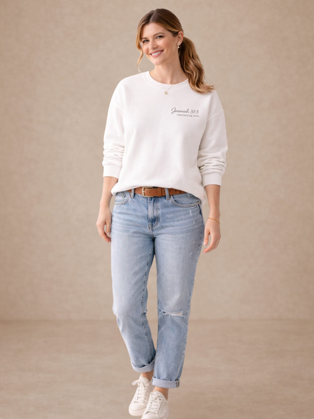 loved. - sweatshirt - QR