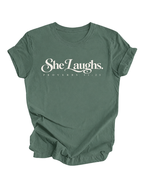 31:25 She Laughs T‑Shirt