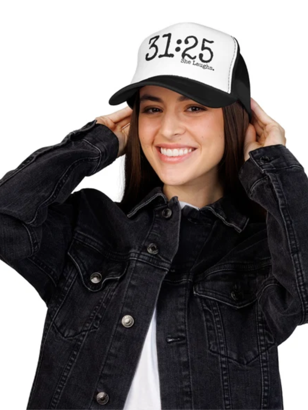 31:25 She Laughs Trucker Hat