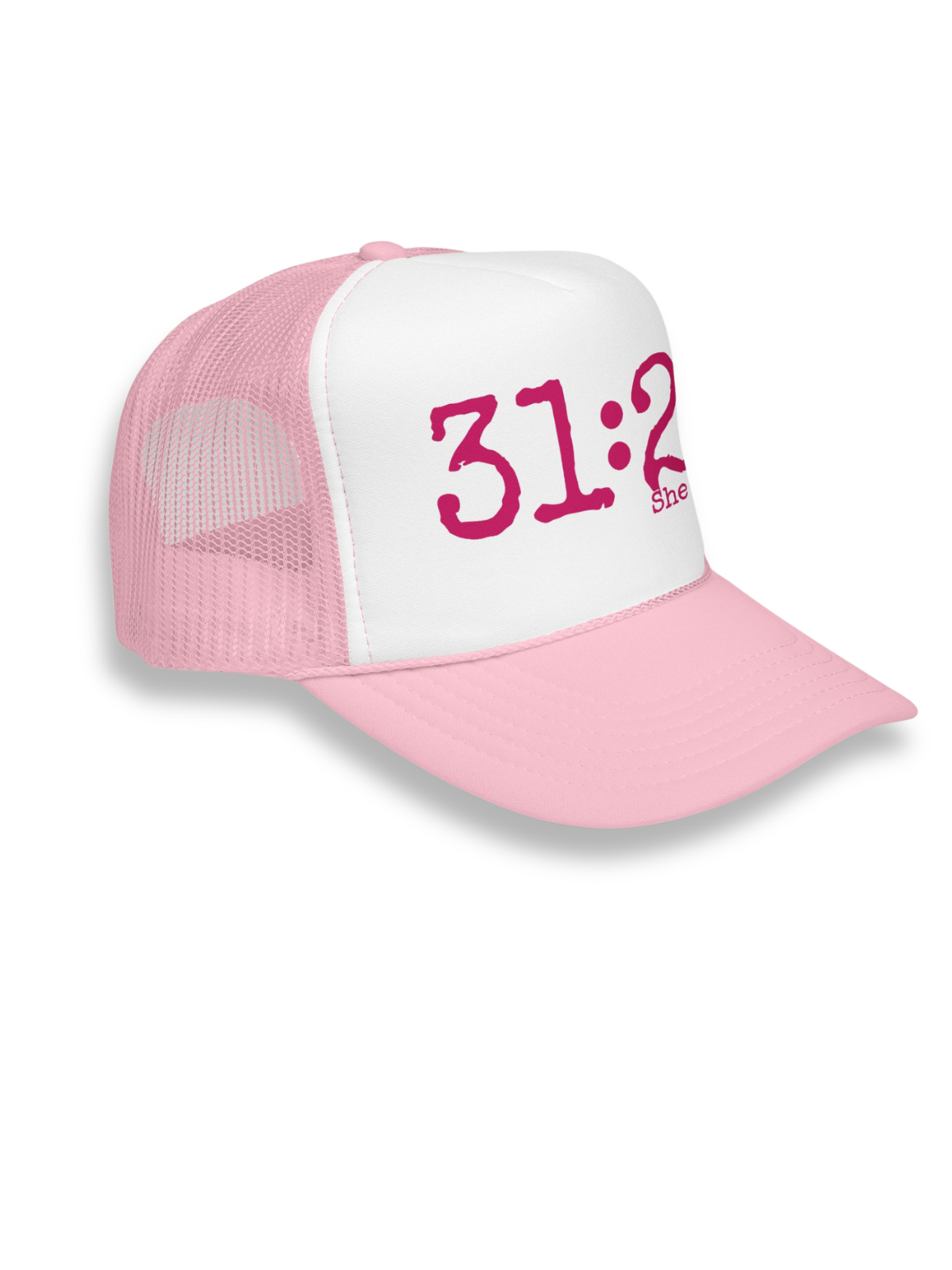 31:25 She Laughs Trucker Hat