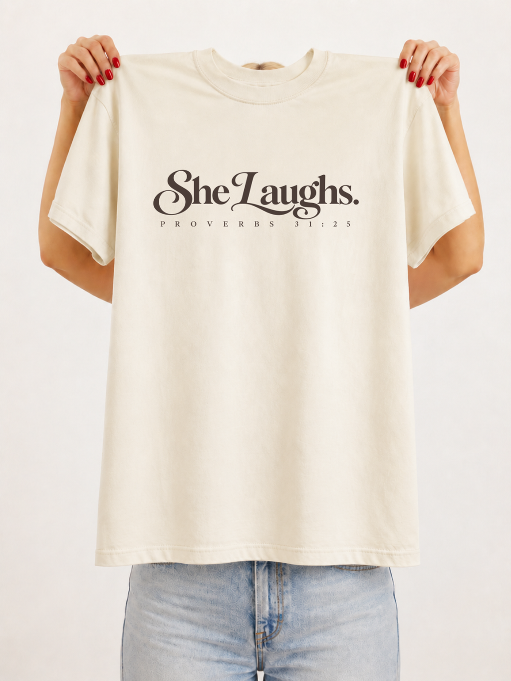 31:25 She Laughs T‑Shirt