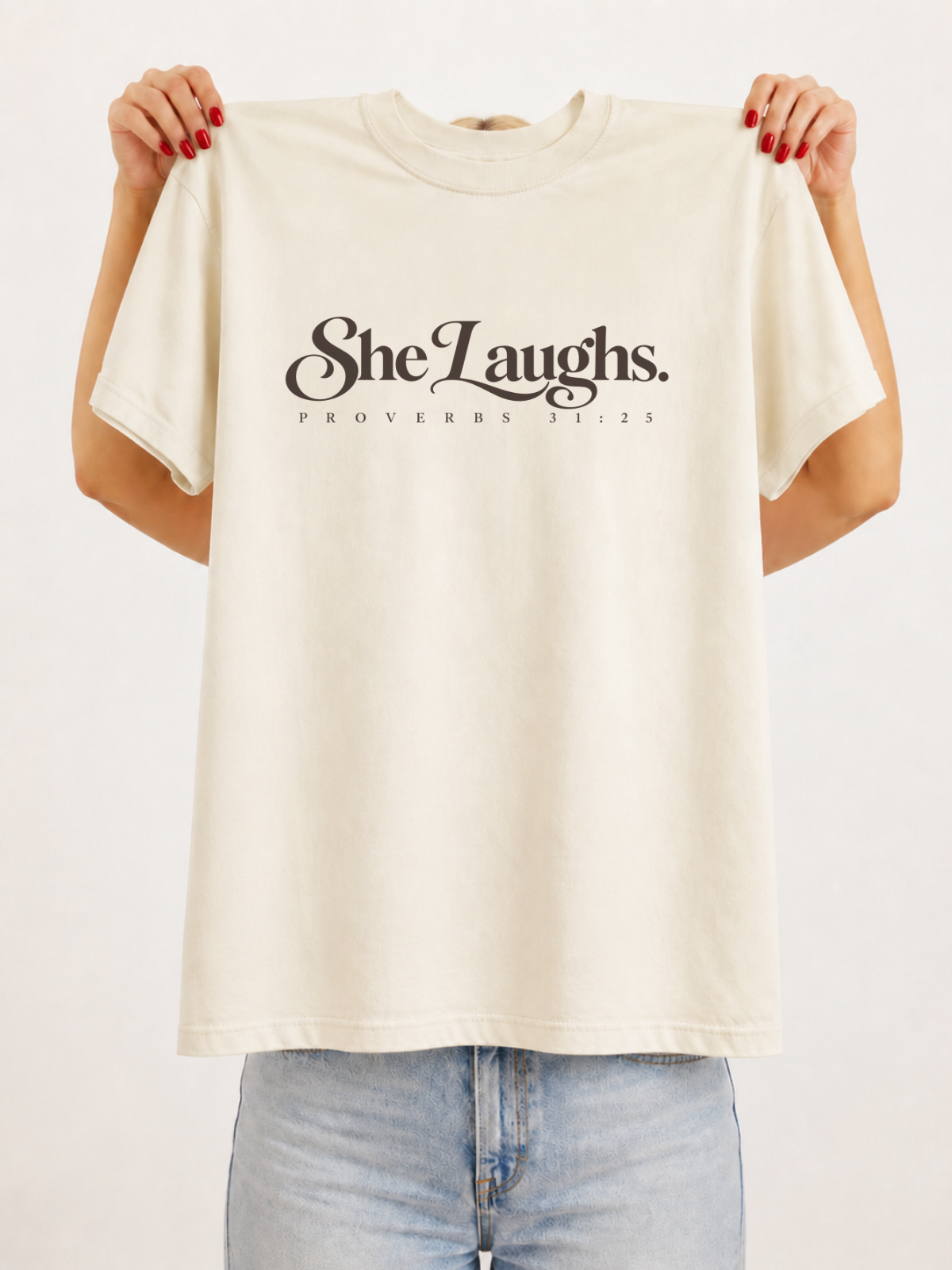 31:25 She Laughs T‑Shirt