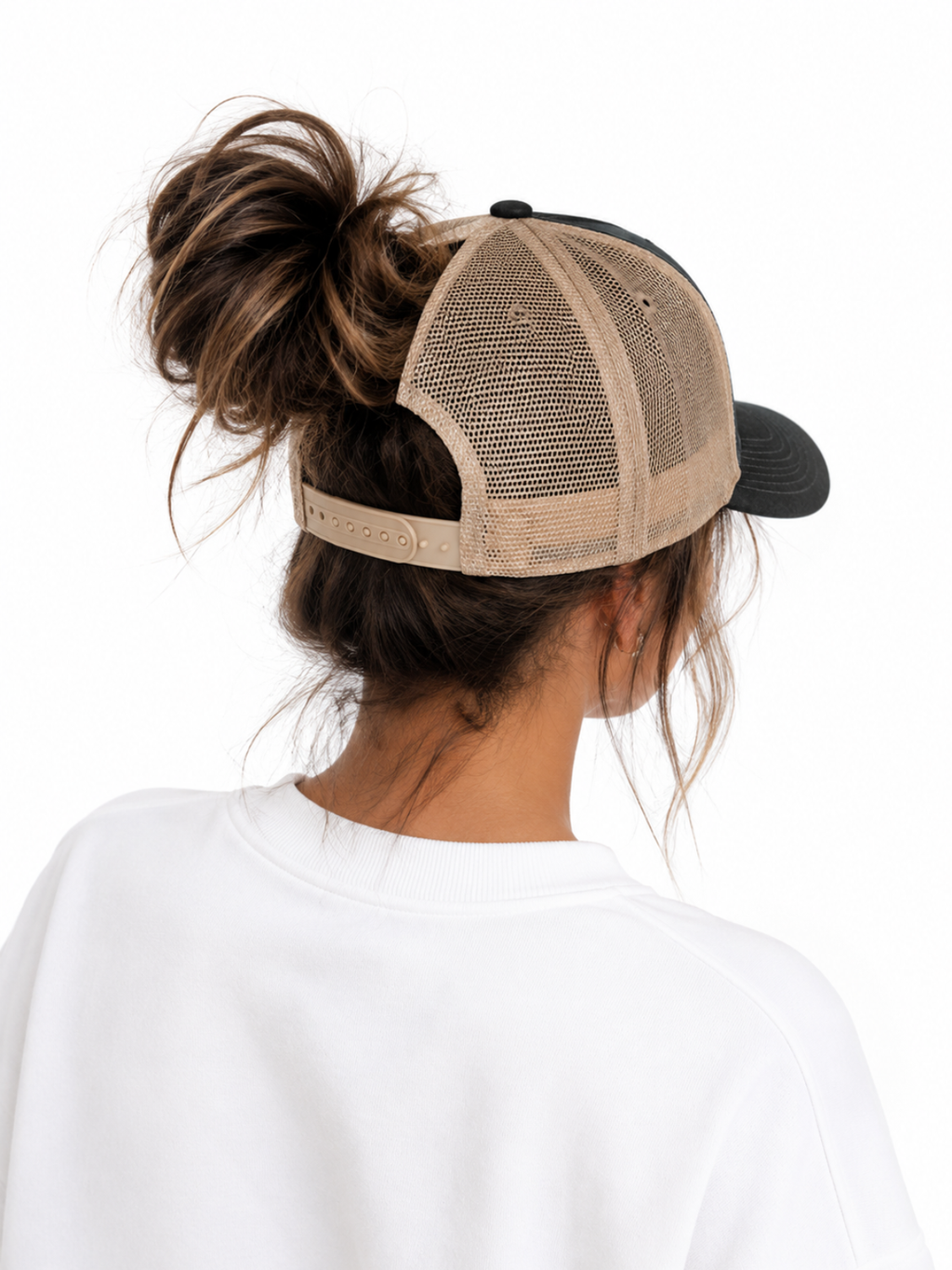 She Laughs. Plot twist. Mesh Cap