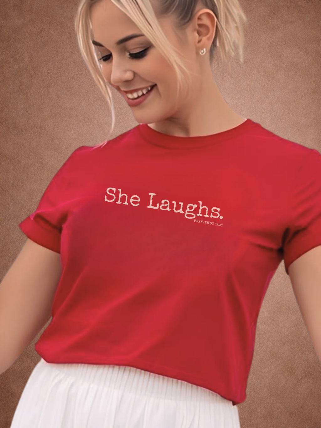she laughs.