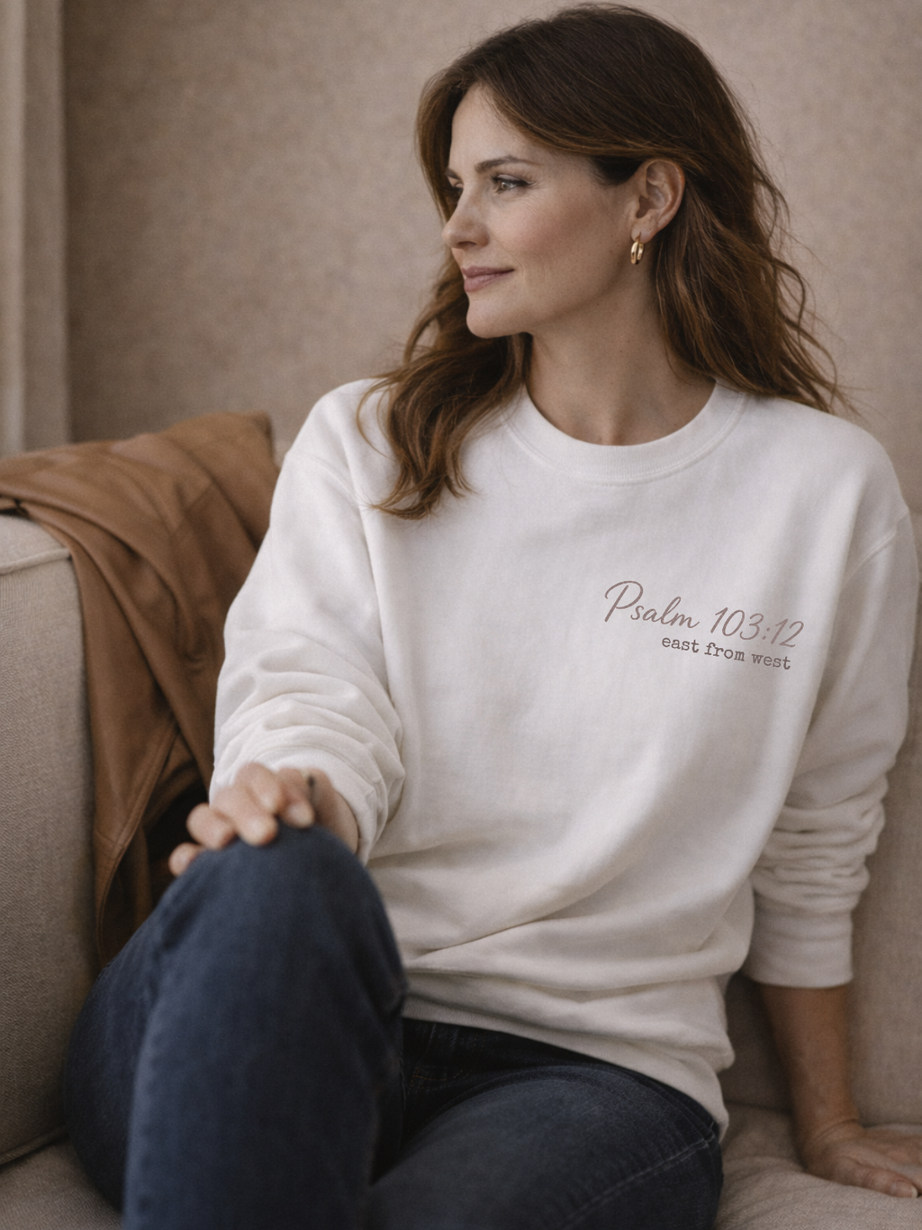 forgiven.  - sweatshirt - QR